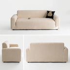 Plush Jacquard Stretch Sofa Slipcover