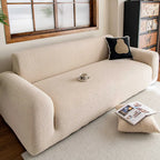 Plush Jacquard Stretch Sofa Slipcover