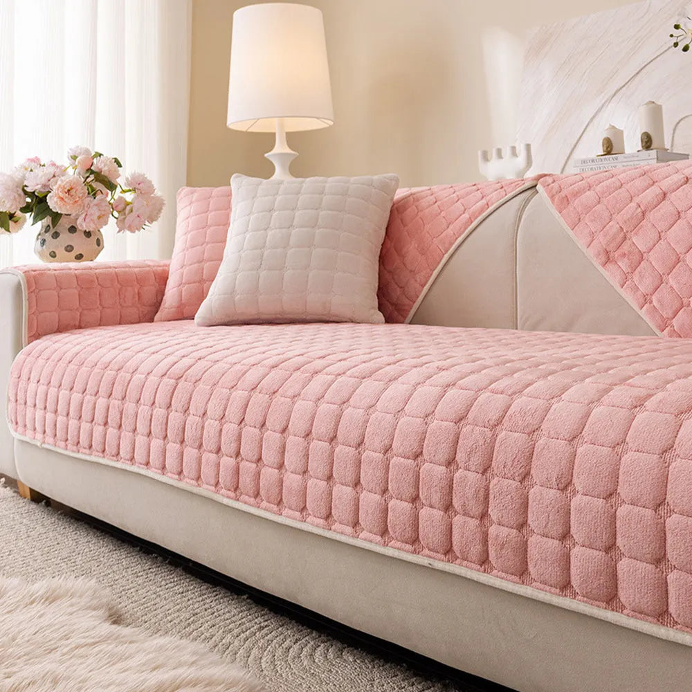 Quilted Flannel Non-Slip Seat Cover