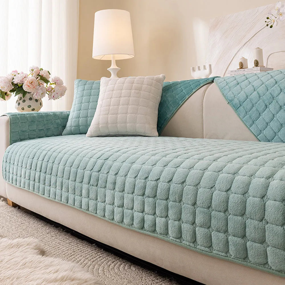 Quilted Flannel Non-Slip Seat Cover