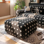 Raised Dot Plush Stretch Slipcover