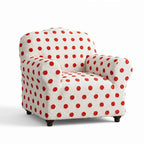 Raised Dot Plush Stretch Slipcover