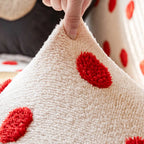 Raised Dot Plush Stretch Slipcover