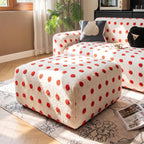 Raised Dot Plush Stretch Slipcover