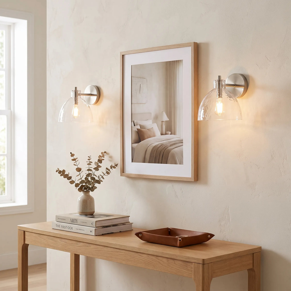 Recycled Glass Wall Light