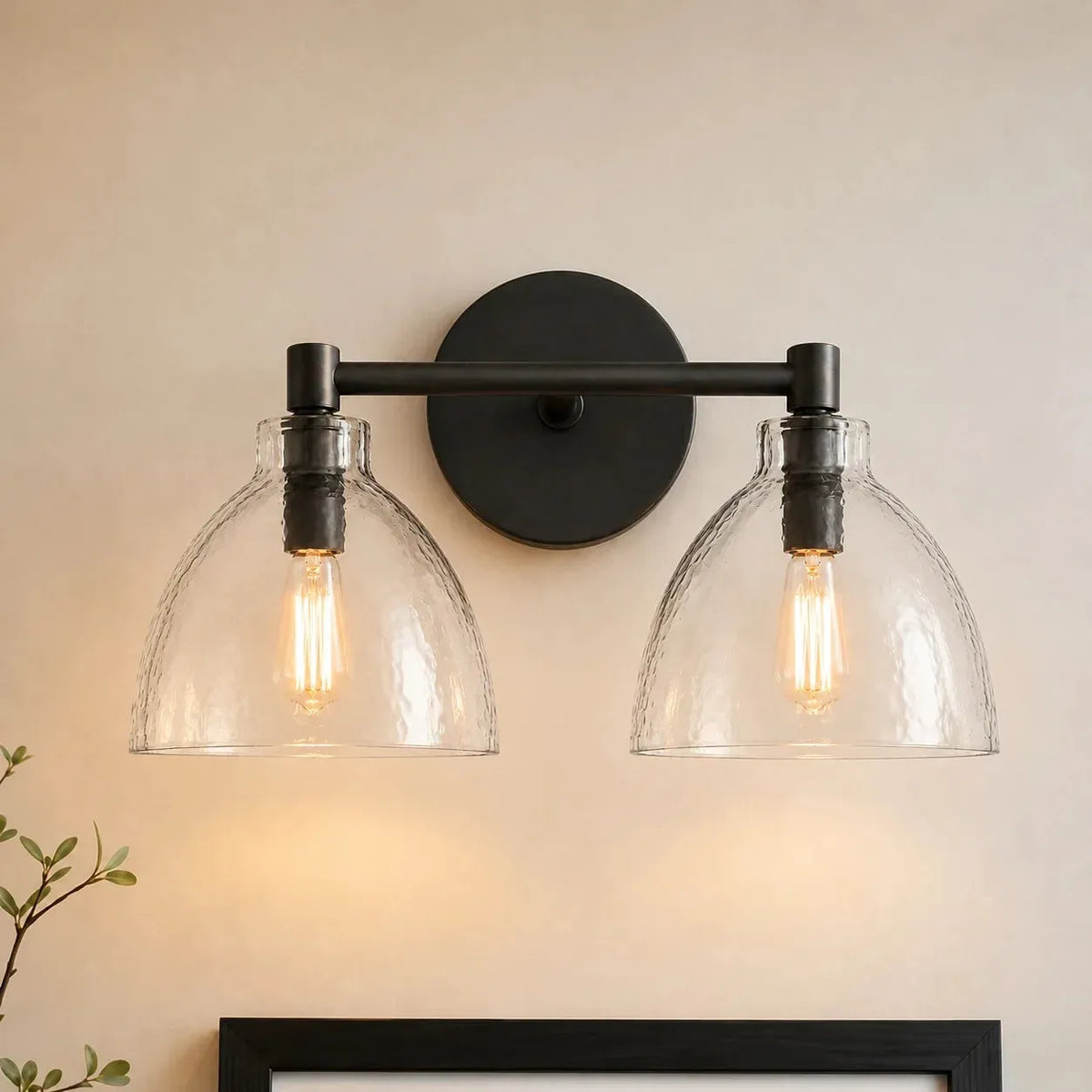 Recycled Glass Wall Light