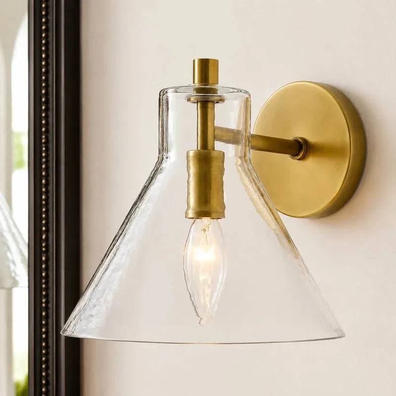 Recycled Glass Wall Light