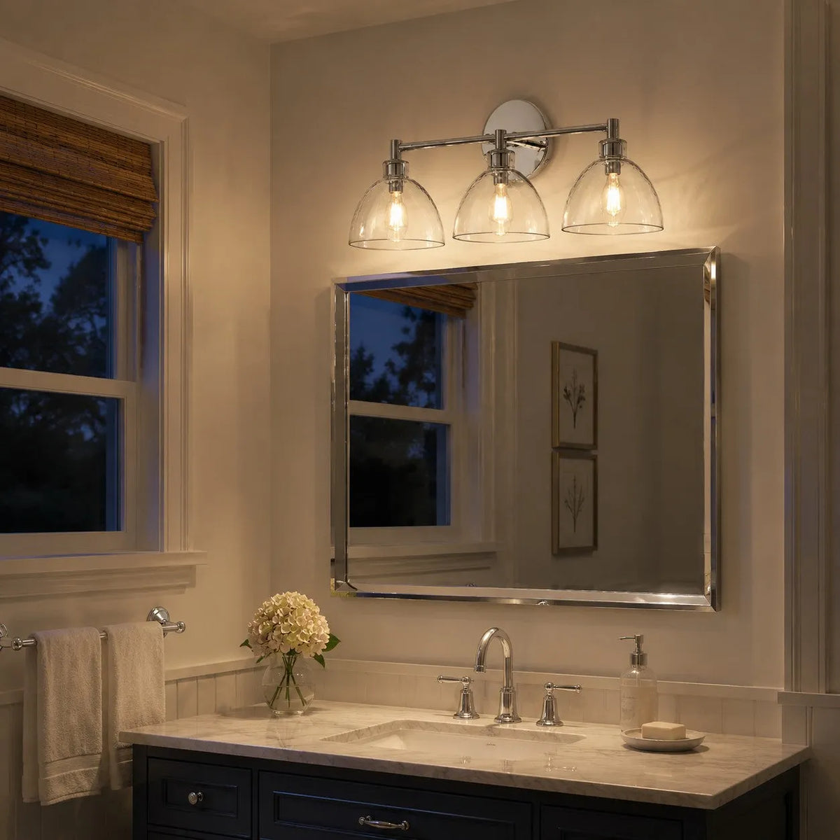 Recycled Glass Wall Light