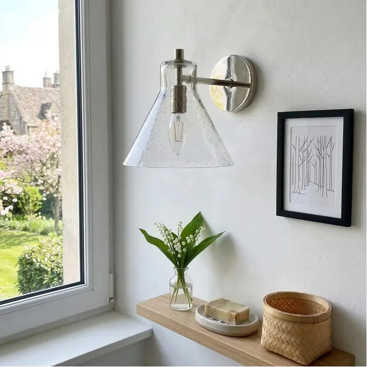 Recycled Glass Wall Light
