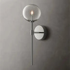 Retro Clear Globe Wall Lamp