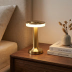 Retro Metallic Mini Table Lamp