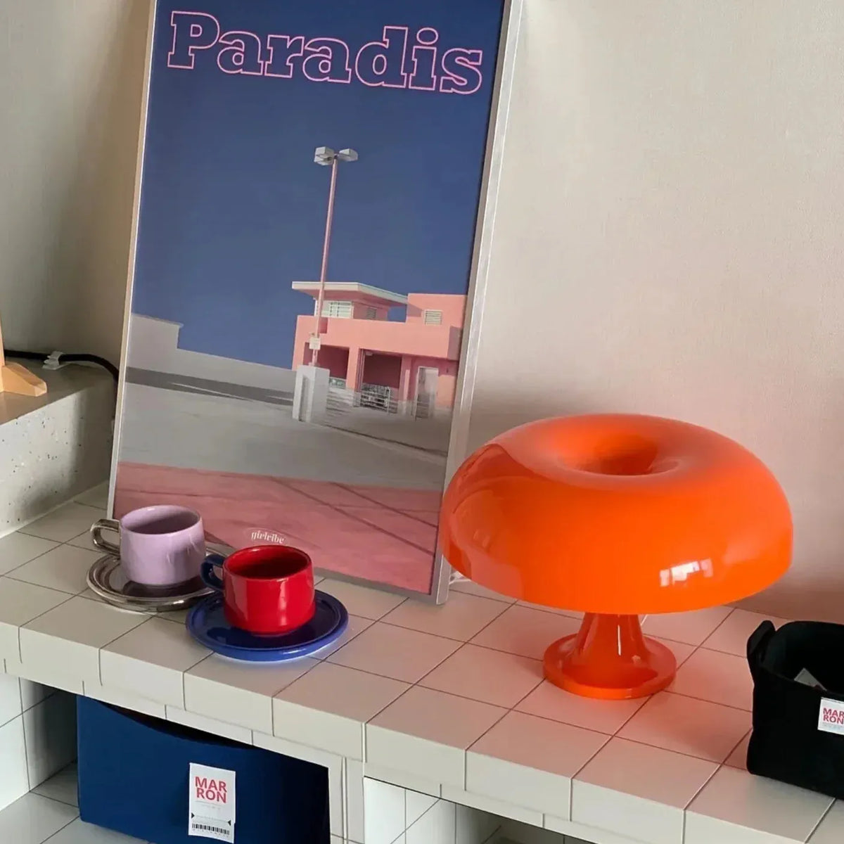 Retro Mushroom Table Lamp