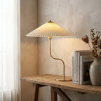 Retro Pleated Umbrella Table Lamp