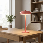 Retro Rounded Cordless Table Lamp