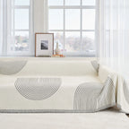 Reversible Arches Chenille Sofa Cover