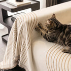 Reversible Arches Chenille Sofa Cover