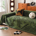 Reversible Nature Sketch Sofa Throw