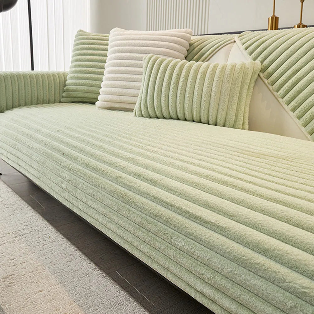Ribbed Bunny Fleece Seat Cover