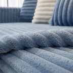 Ribbed Bunny Fleece Seat Cover