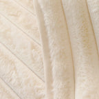 Ribbed Bunny Fleece Seat Cover