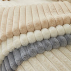Ribbed Bunny Fleece Seat Cover