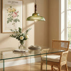 Ribbed Glass Pendant Lamp