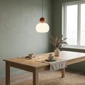Ribbed Pumpkin Mini Pendant Lamp