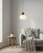 Ribbed Pumpkin Mini Pendant Lamp