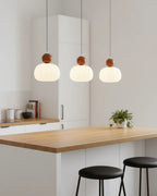 Ribbed Pumpkin Mini Pendant Lamp