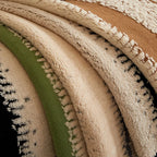 Ridge Stripe Plush Non-Slip Seat Cover