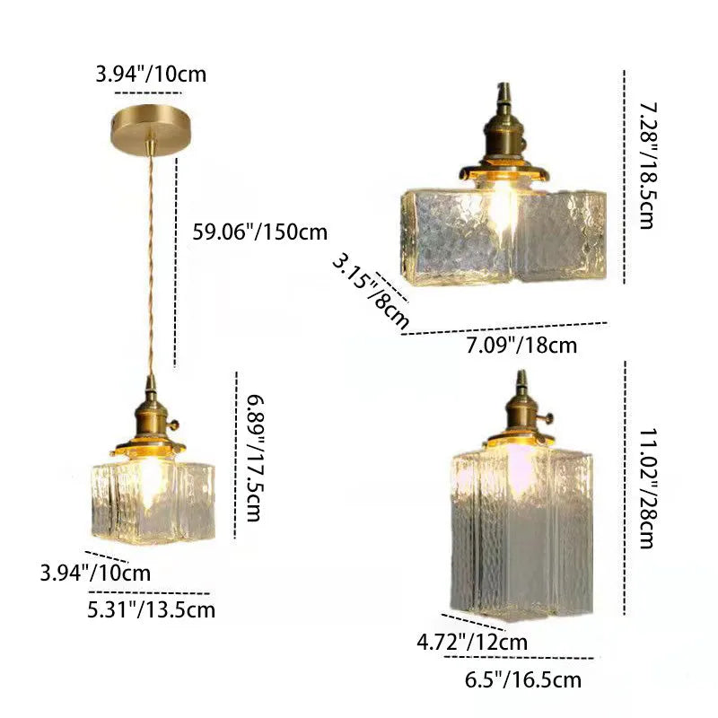 Ripple Glass Pendant Light