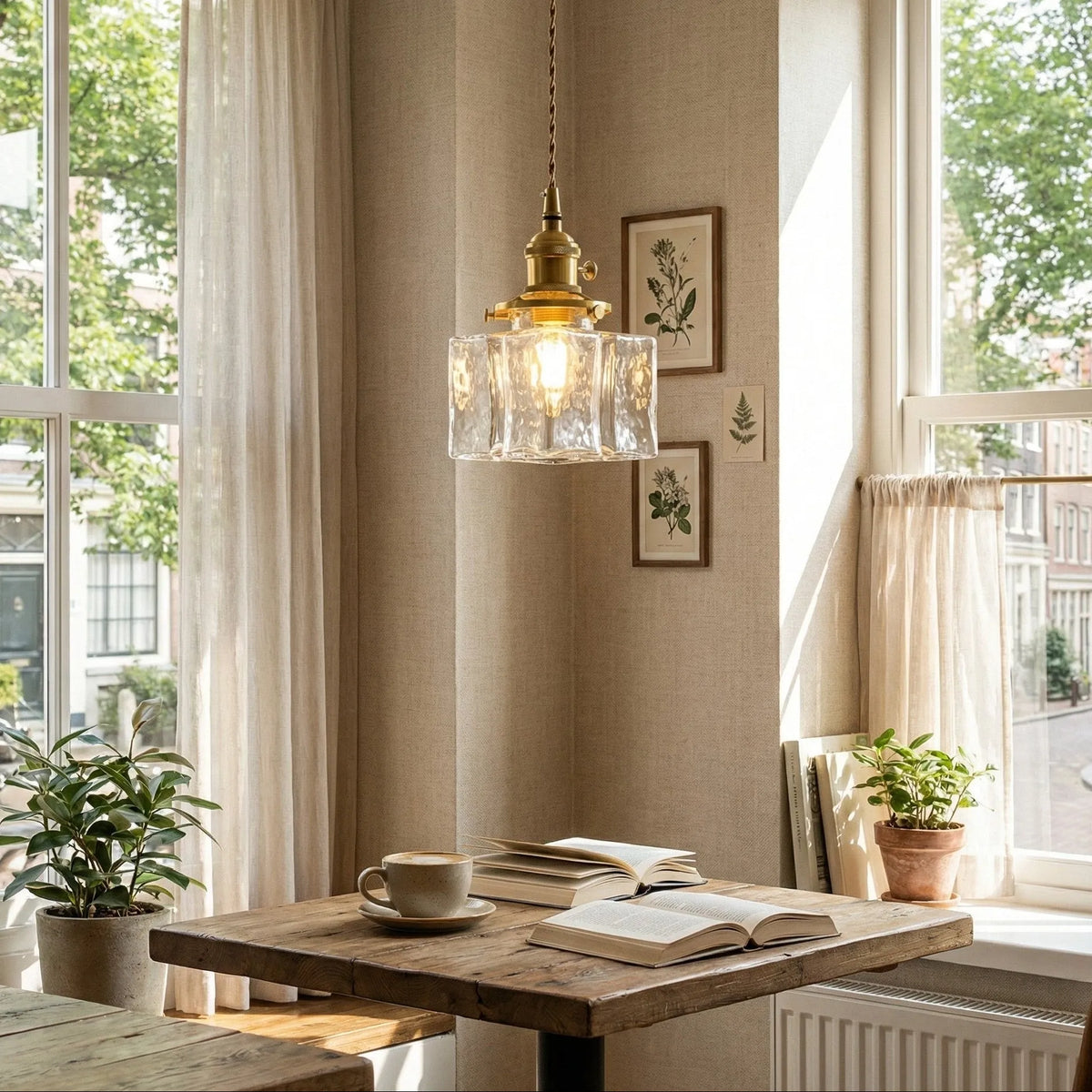 Ripple Glass Pendant Light