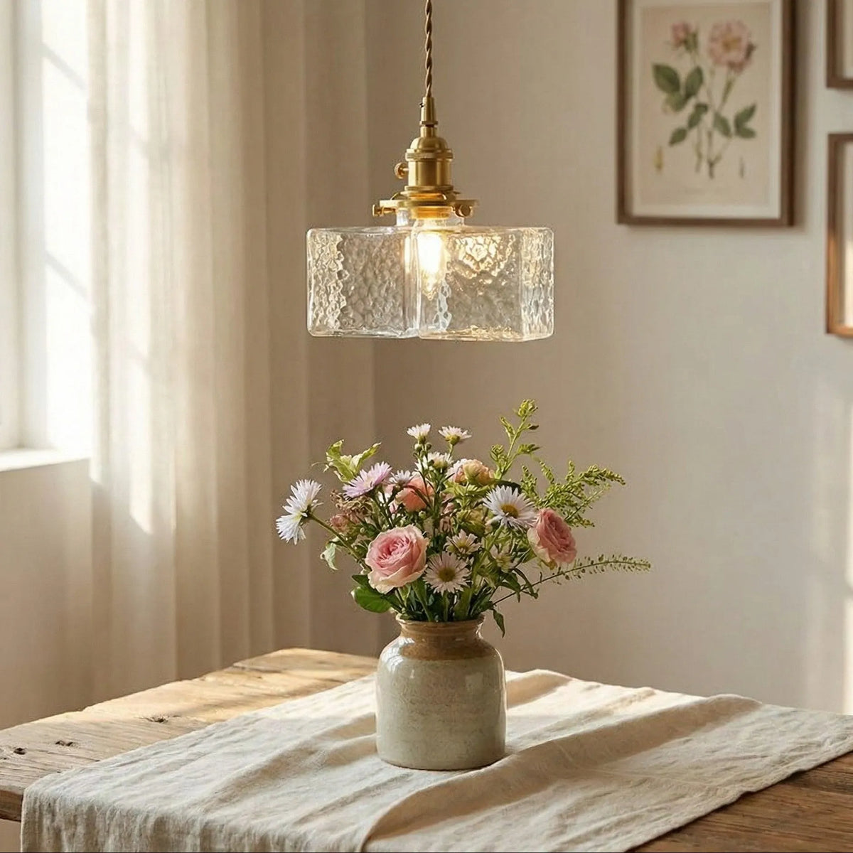 Ripple Glass Pendant Light
