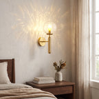 Ripple or Milk Glass Wall Light