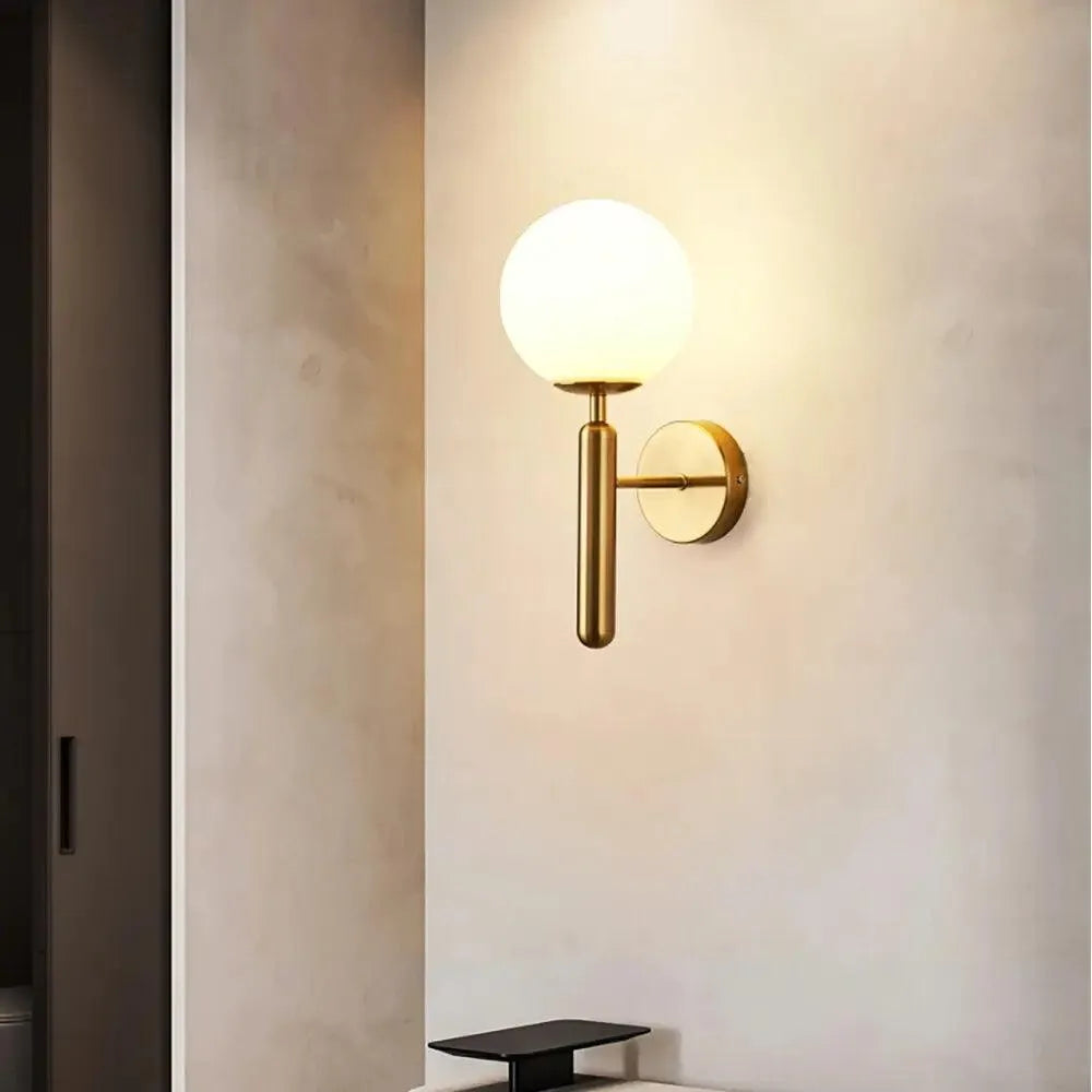 Ripple or Milk Glass Wall Light