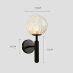 Ripple or Milk Glass Wall Light