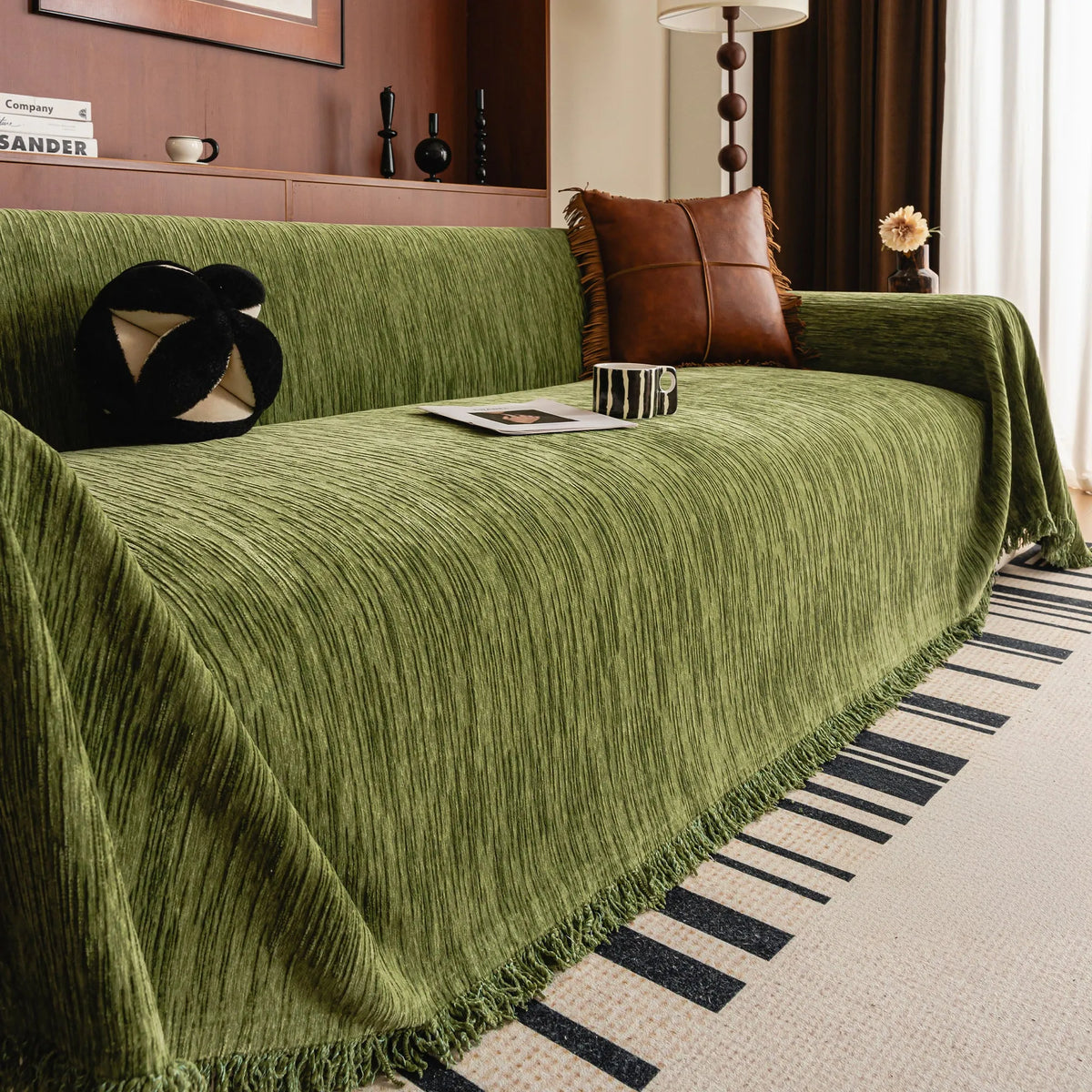 Ripple Texture Chenille Sofa Cover