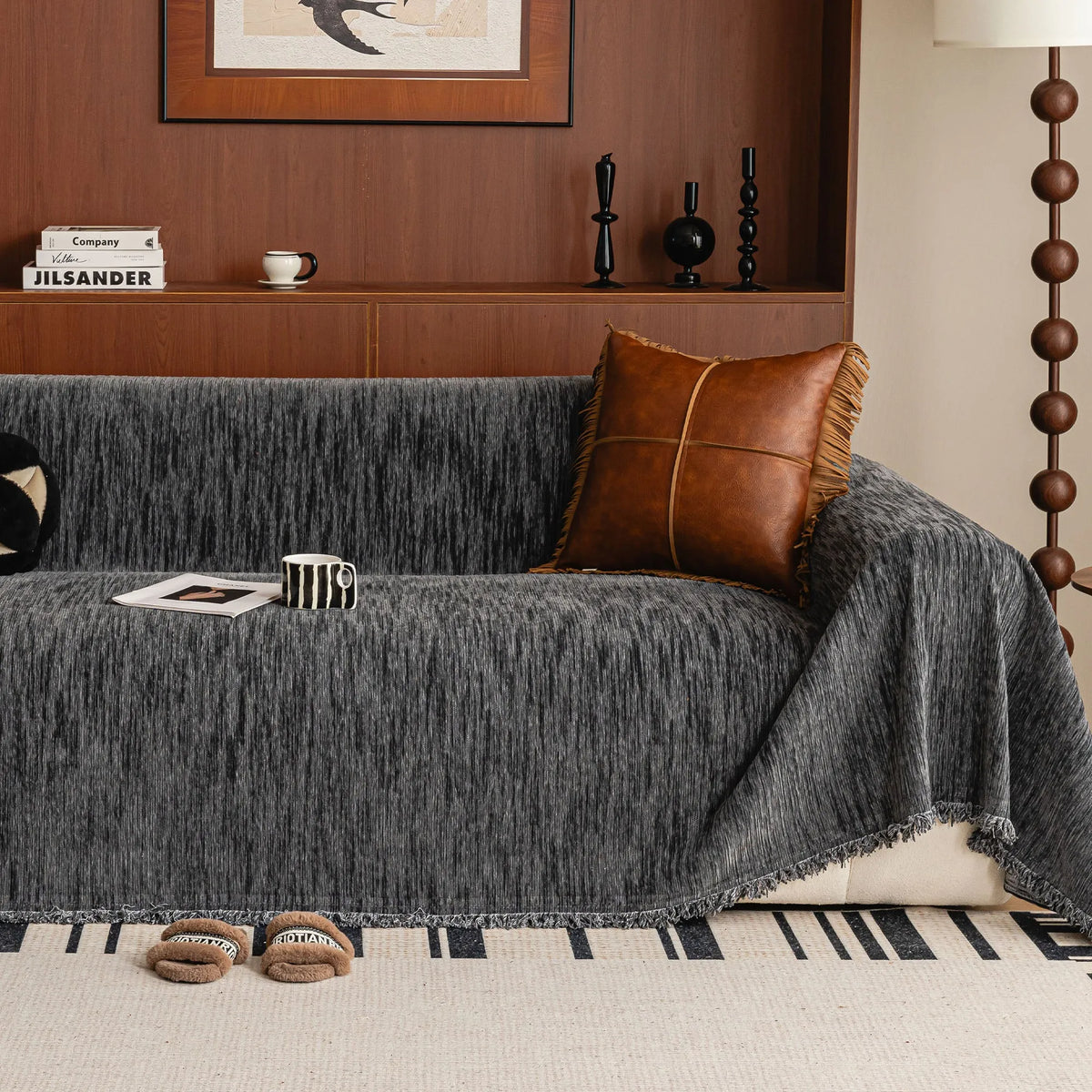 Ripple Texture Chenille Sofa Cover
