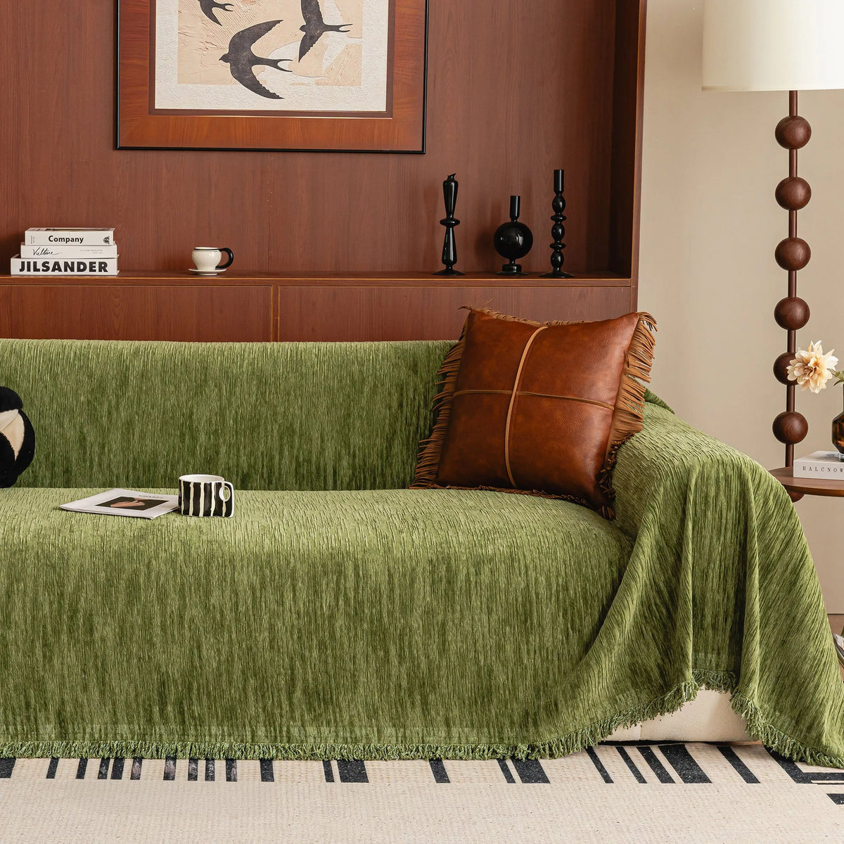 Ripple Texture Chenille Sofa Cover