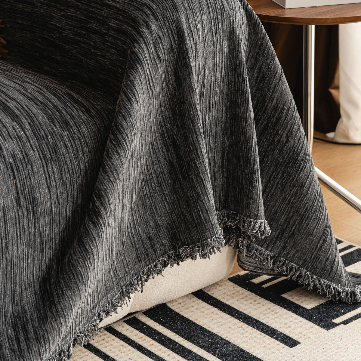 Ripple Texture Chenille Sofa Cover