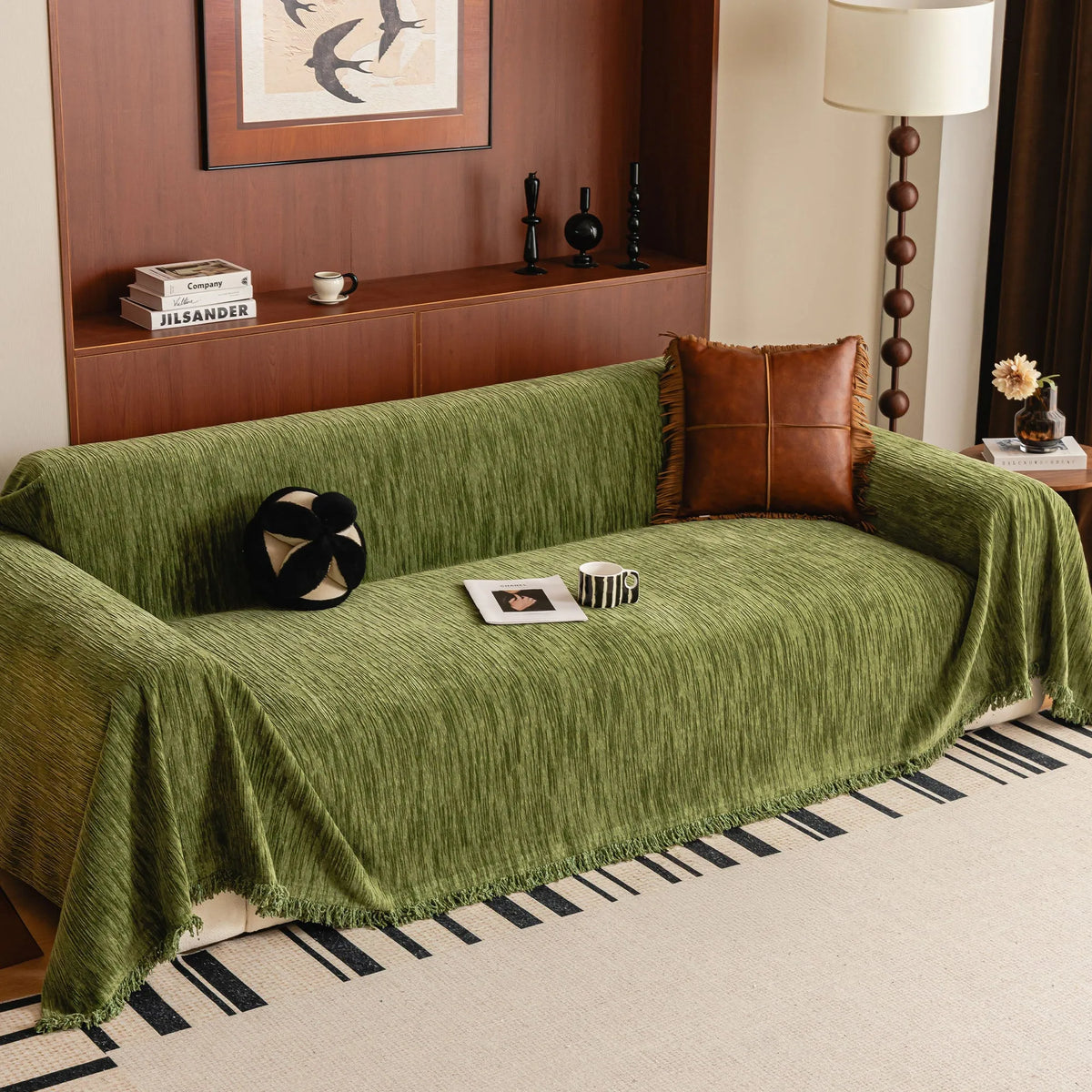 Ripple Texture Chenille Sofa Cover