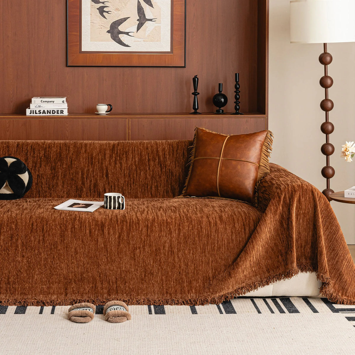 Ripple Texture Chenille Sofa Cover