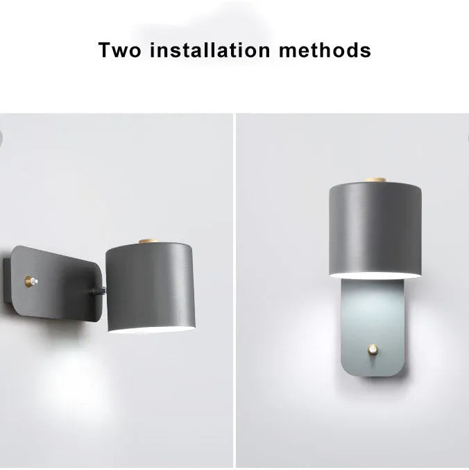 Rotating Cylinder Wall Light