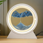 Rotating Sand Art Cordless Lamp