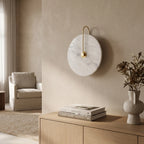 Round Marble LED Wall Light