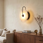 Round Marble LED Wall Light