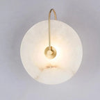 Round Marble LED Wall Light