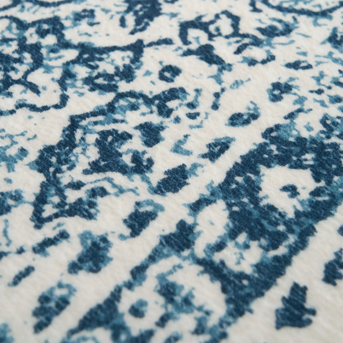 Rustic Blue Persian Washable Rug
