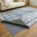 Rustic Blue Persian Washable Rug