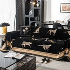 Safari Jacquard Fringe Sofa Cover
